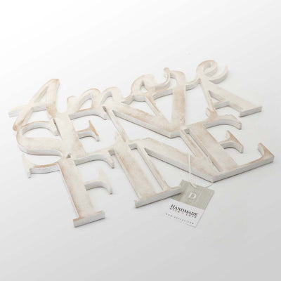 Scritta in Legno Amore senza fine