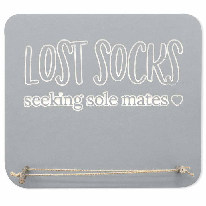 Scritta in Legno Lost Socks