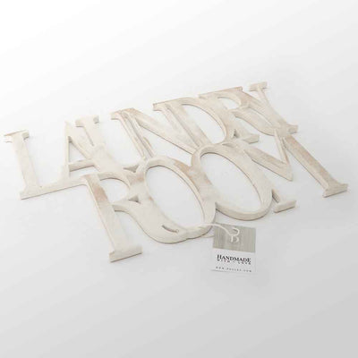 Scritta in Legno Laundry Room
