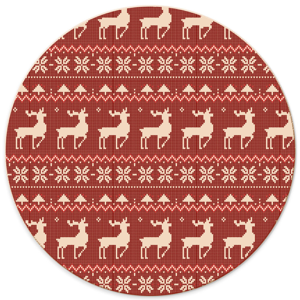 Reindeer charger plate