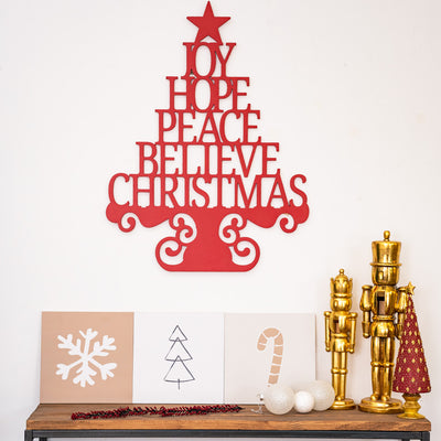 Square tablet Black Christmas Tree