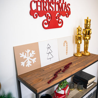 Snow Christmas square tablet