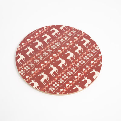 Reindeer charger plate