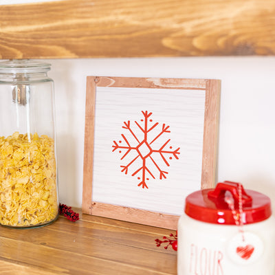 Tavoletta effetto cornice Neve