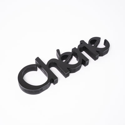 Targa in Legno - Cherie