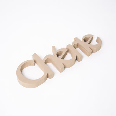 Targa in Legno - Cherie