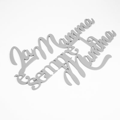 Scritta in Legno La mamma è sempre la mamma