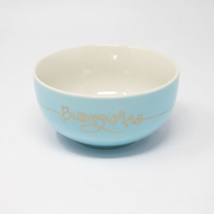 Porcelain bowl Good morning