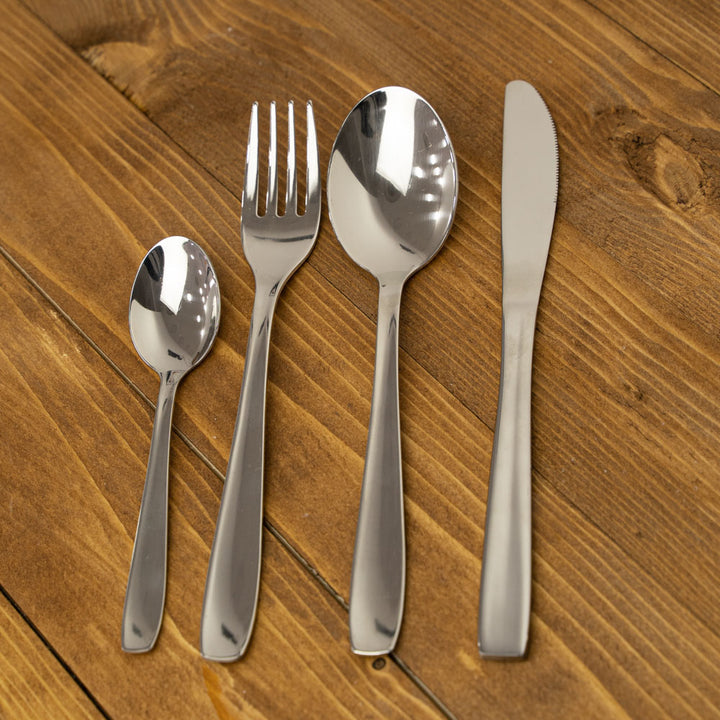 Stainless steel cutlery set 24 pieces 