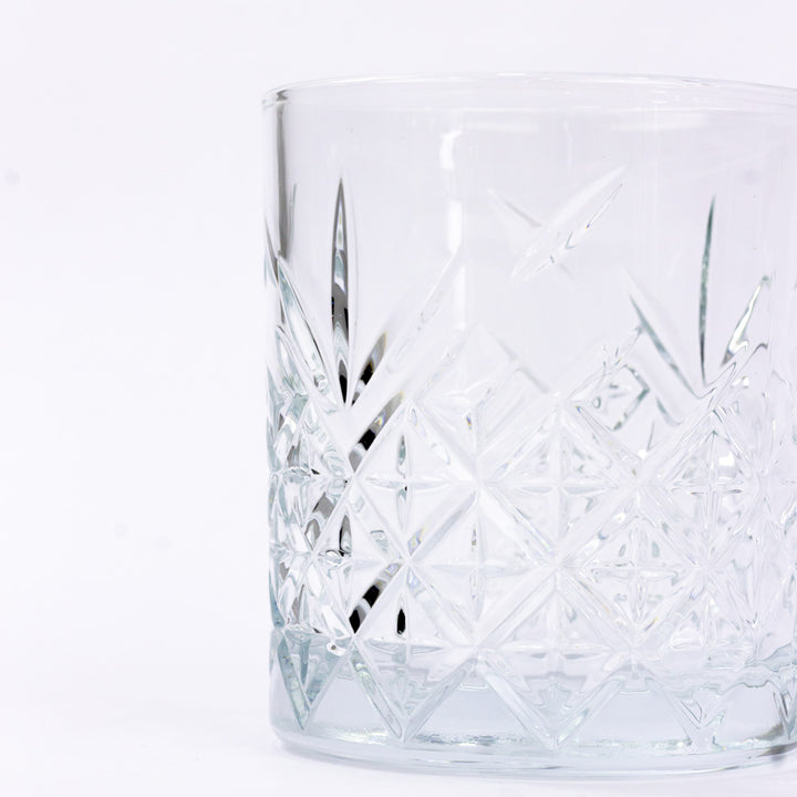 Set of 4 Timeless inlaid crystal glasses 