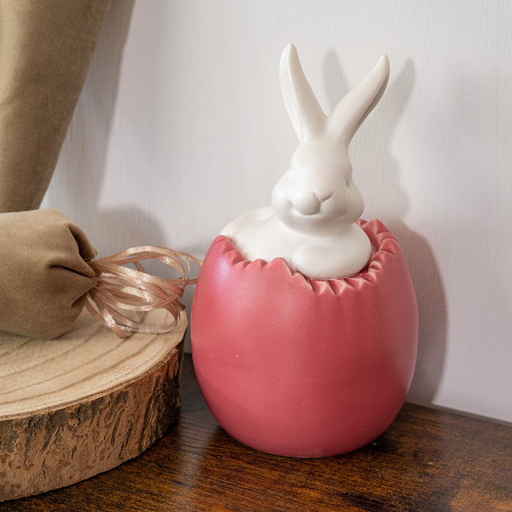 Rabbit porcelain decoration