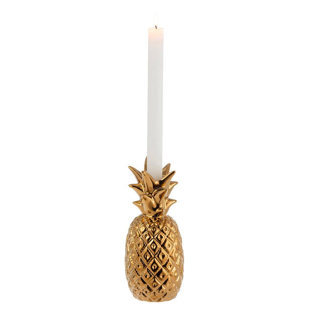 Candeliere ananas oro