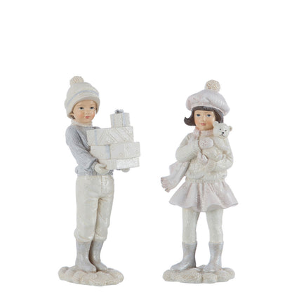 Resin children's gift holder figurines