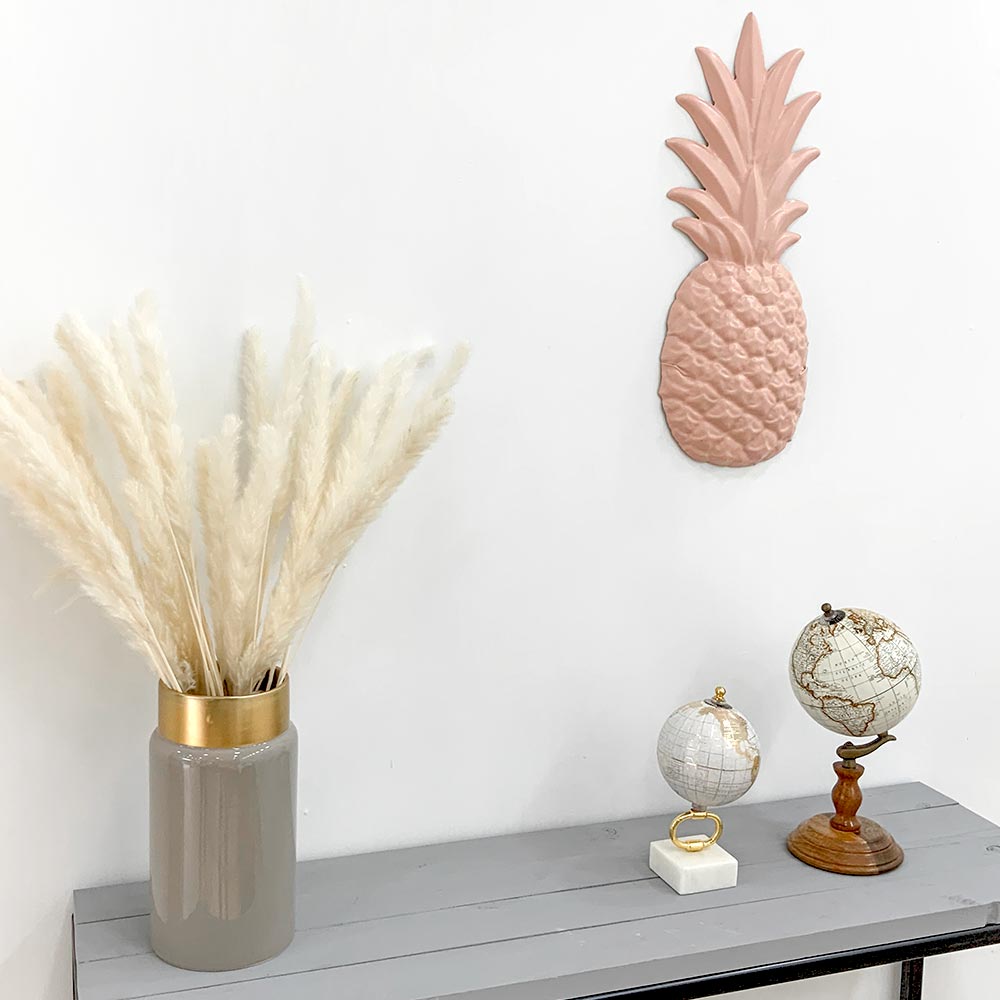 Decorazione Ananas da Parete in Metallo