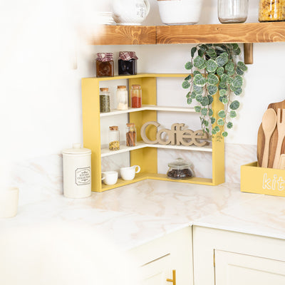 Angolare alzatina 2 ripiani