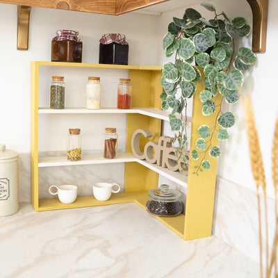 Angolare alzatina 2 ripiani