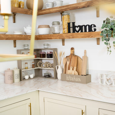 Angolare alzatina 2 ripiani