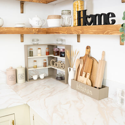 Angolare alzatina 2 ripiani