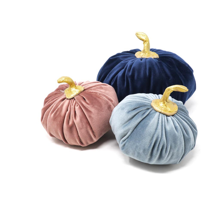 Set Love Decorative Pumpkin in velvet