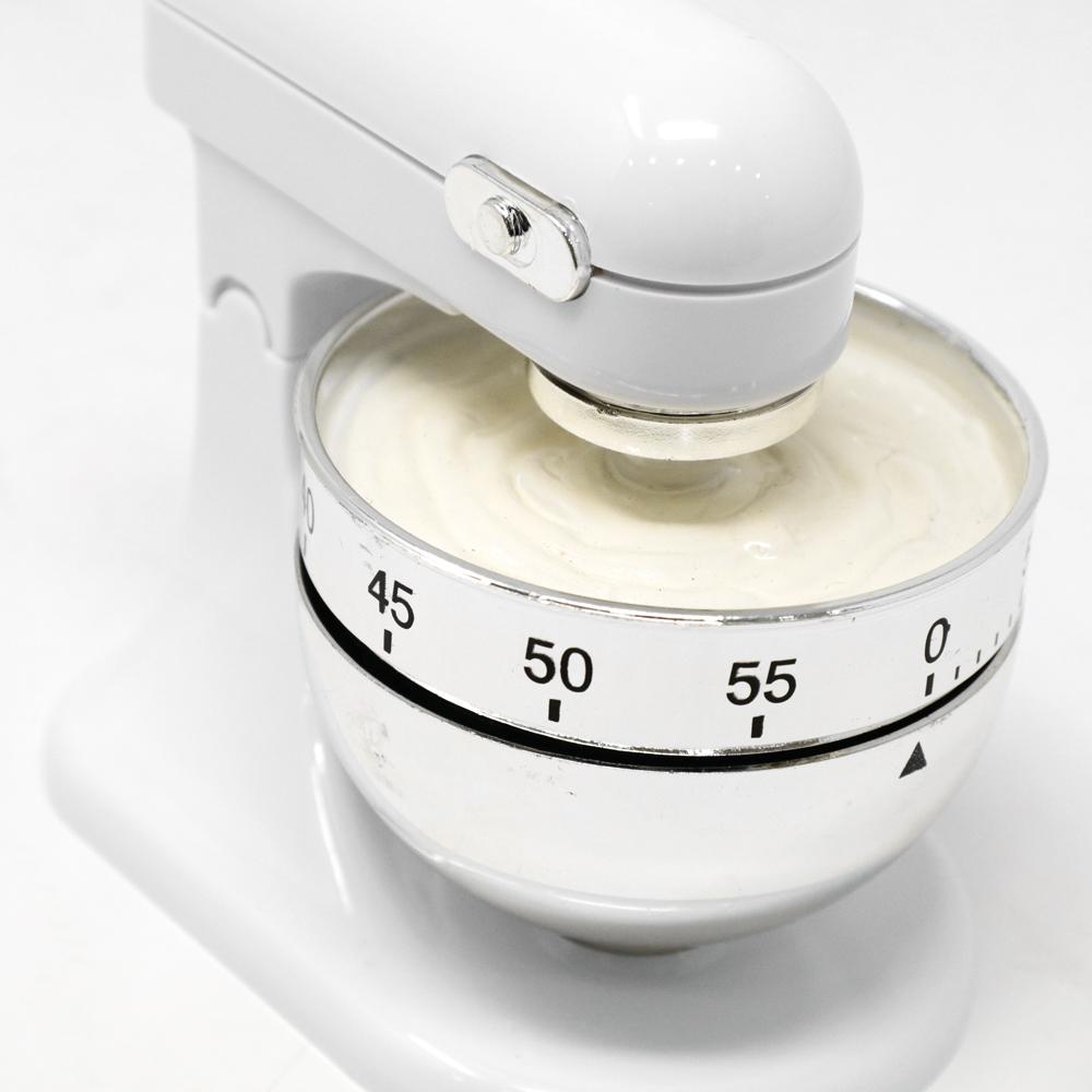 White kitchen timer