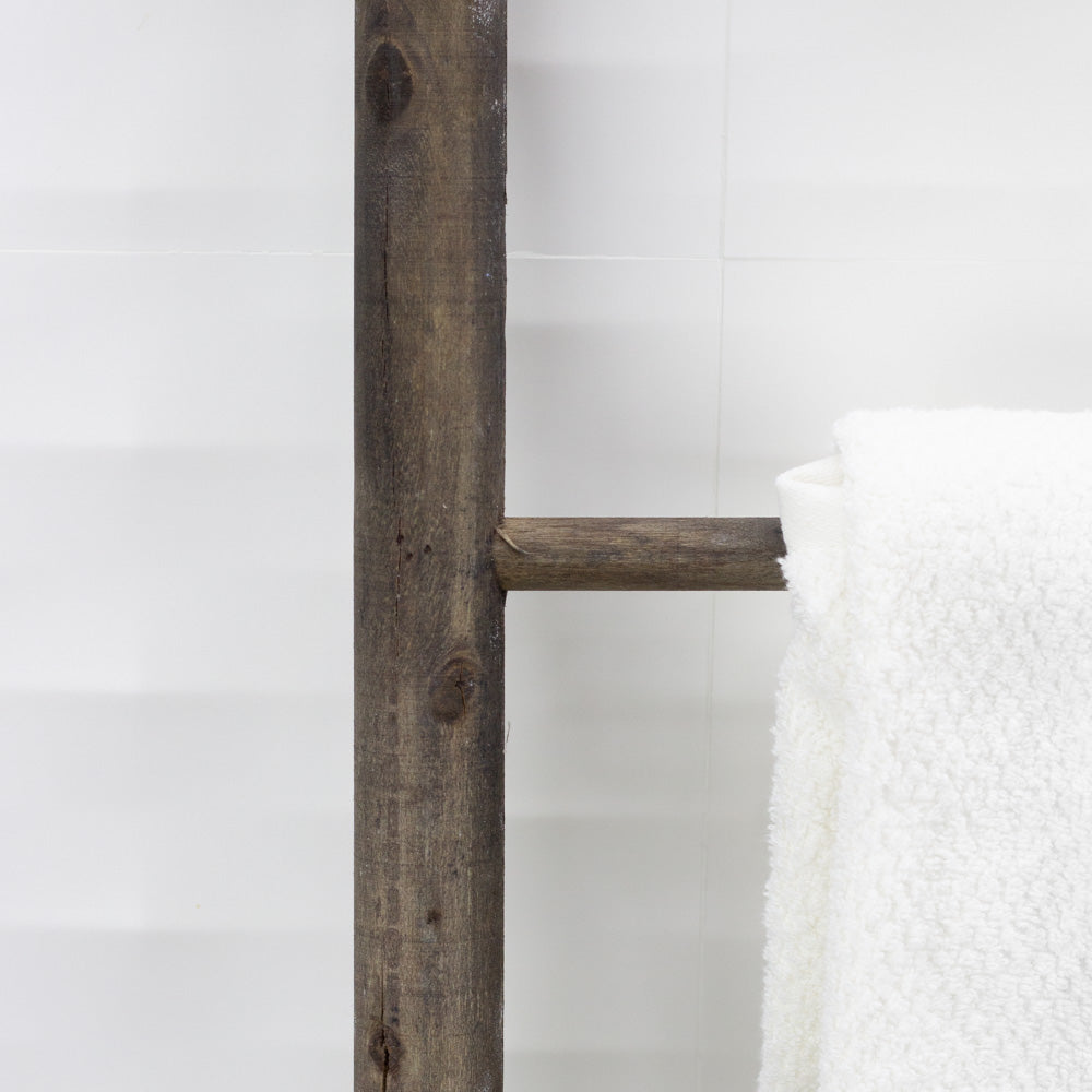 Scala in legno porta asciugamani – Declea