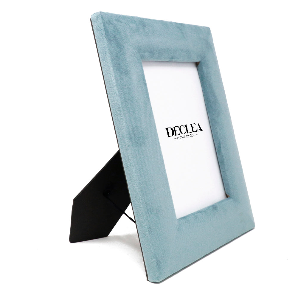 Powder Blue velvet photo frame