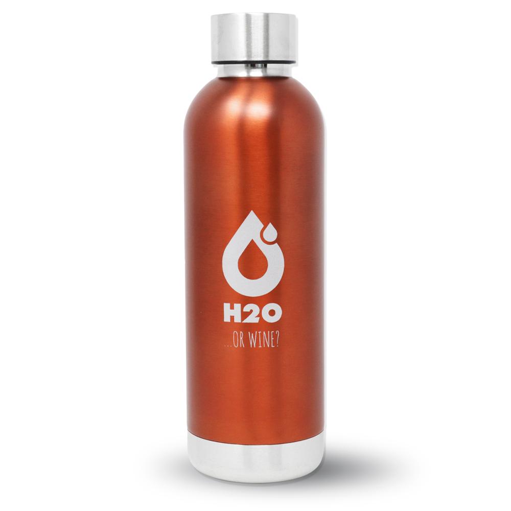 Red thermal bottle