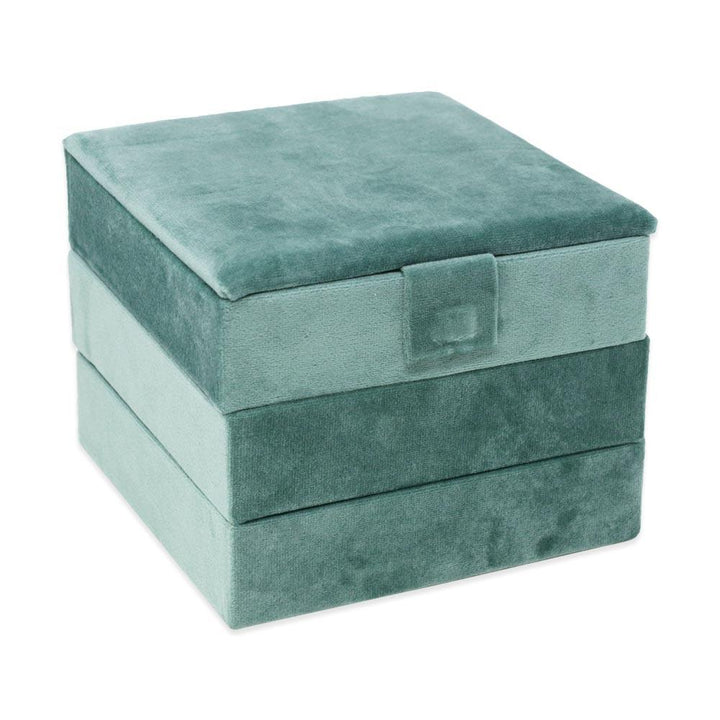 Portagioie in velluto Verde Smeraldo