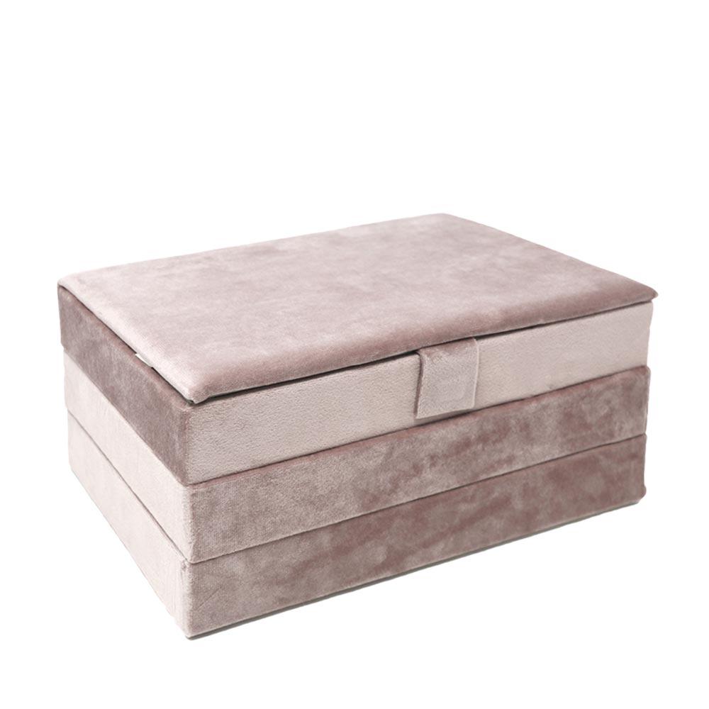 Pale Pink Rectangular Jewelery Box