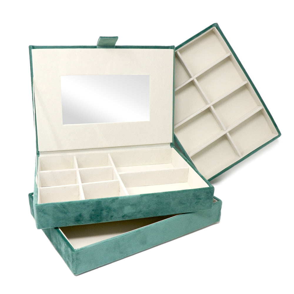 Emerald Green rectangular jewelery box