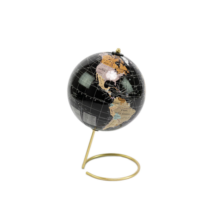 Design globe with iron support