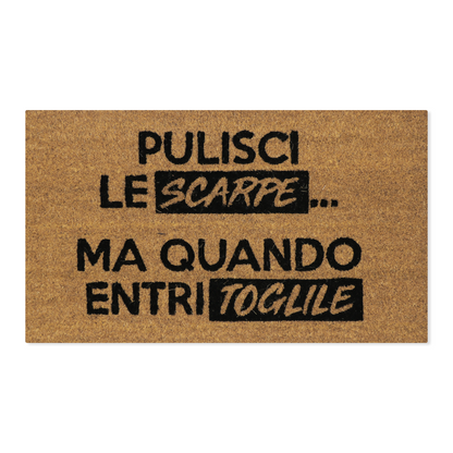 Zerbino in cocco Pulisci le scarpe