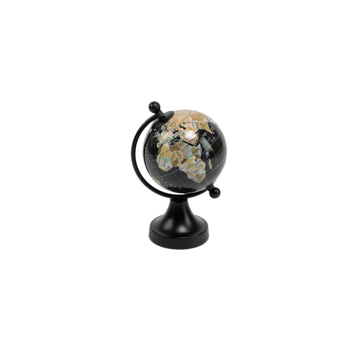Globe with iron support