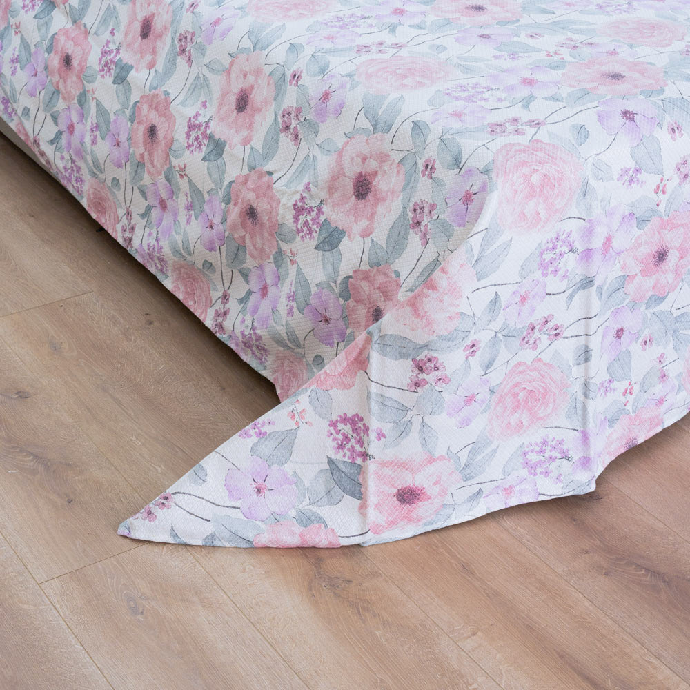 Isabel Pink Piquet Bedspread