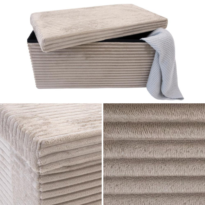 Pouf Contenitore Beige