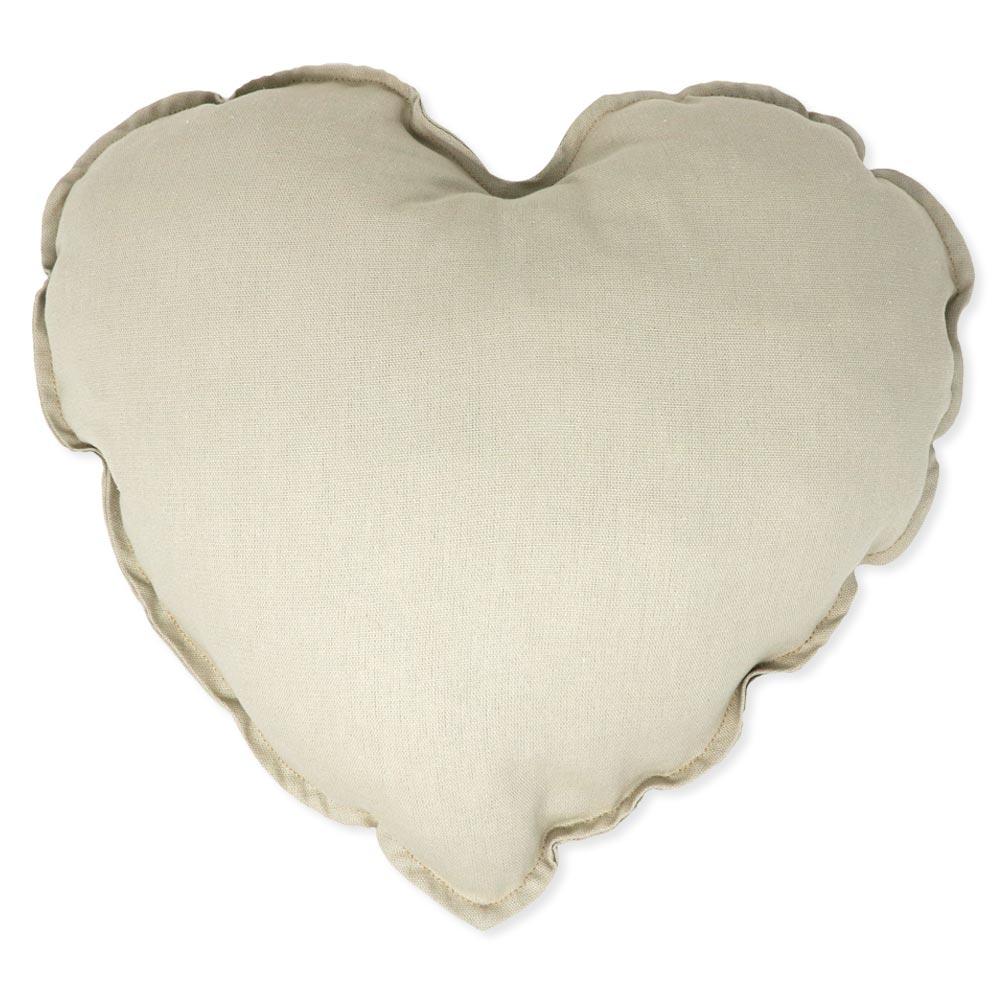 Heart Dove Gray Cushion