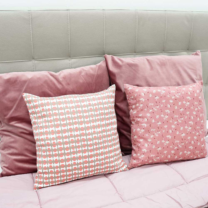 Pink Cushion with Pattern