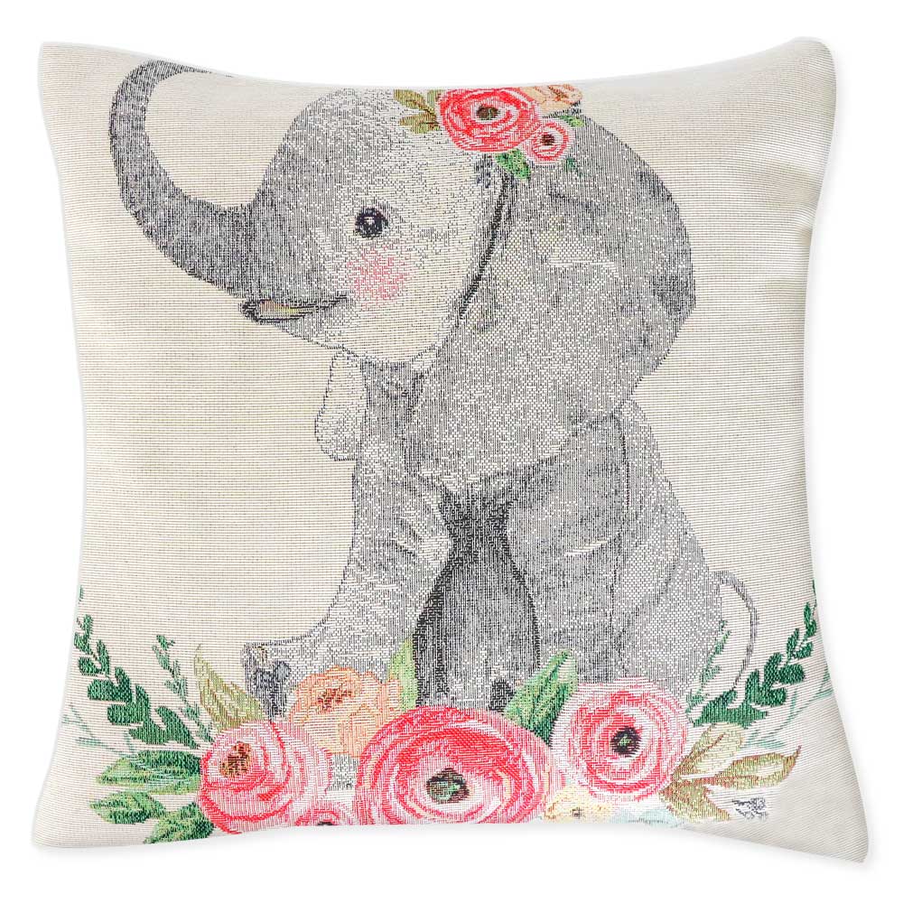 Elefant Flowers cushion
