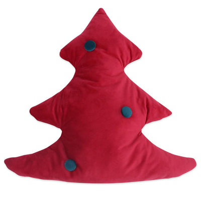 Red Velvet Tree Cushion