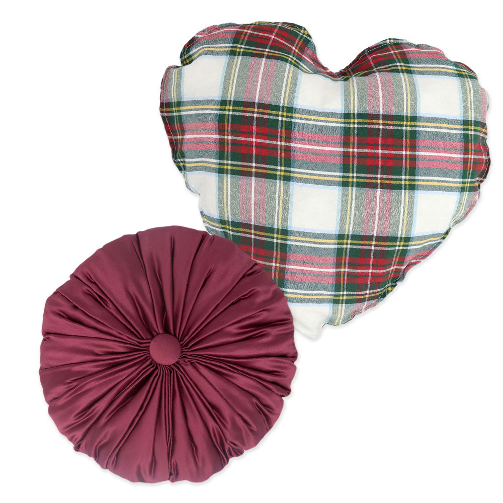 Set Cuscini Natalizi con Cuore