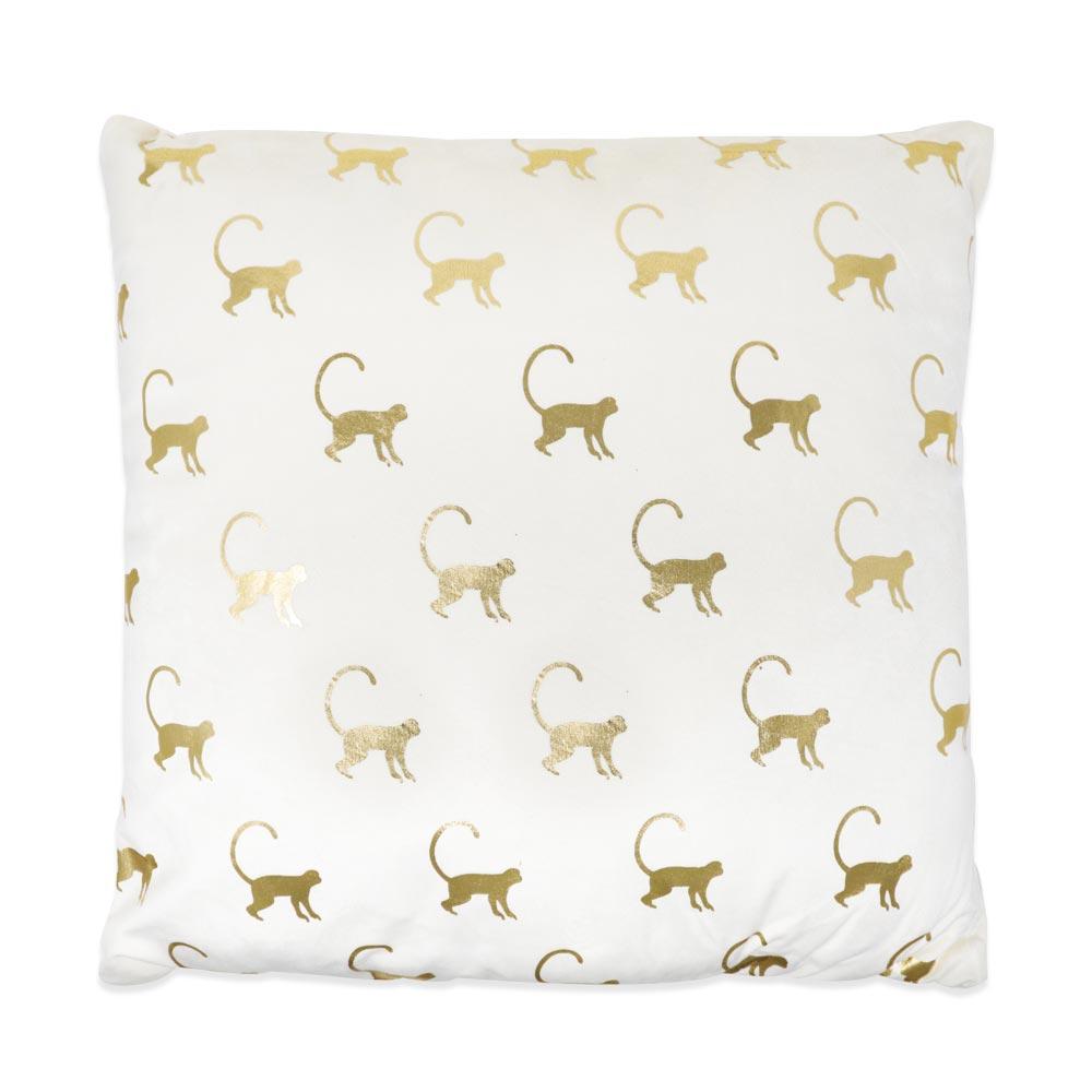Patterned Velvet Cushion
