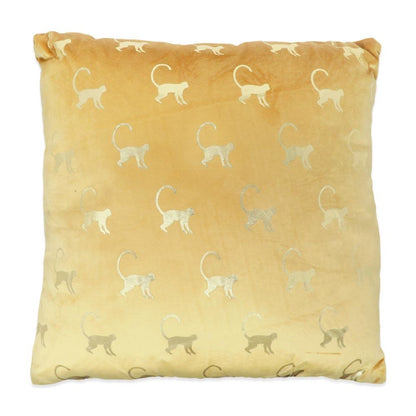Patterned Velvet Cushion