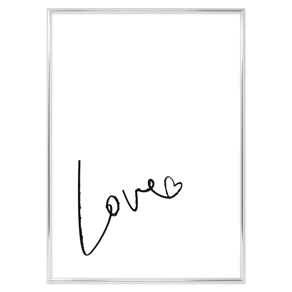 Poster Love Signature