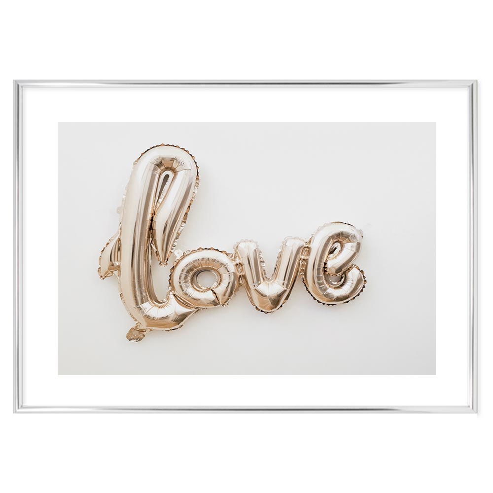 Love Party Balloon Poster