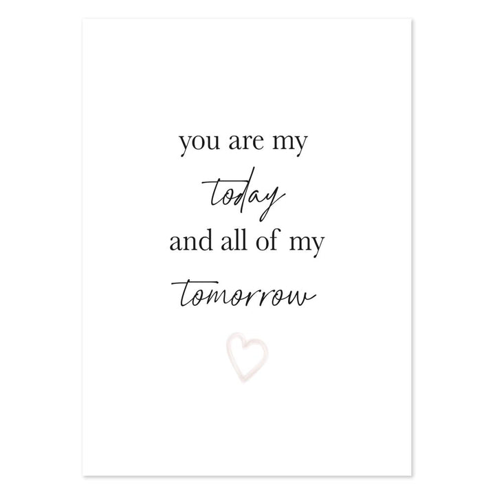 Poster you are my Today
