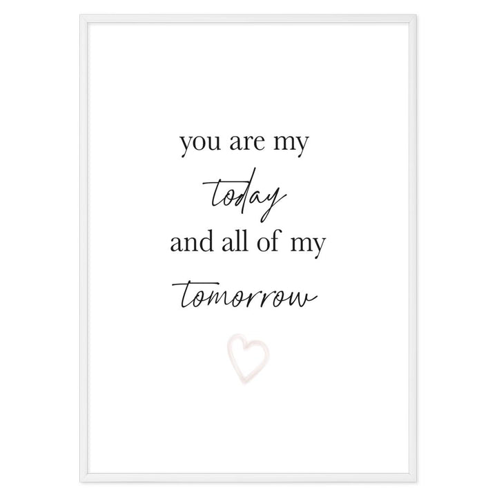 Poster you are my Today