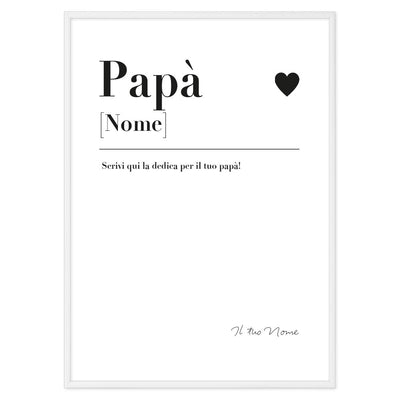 Personalized Poster Dad