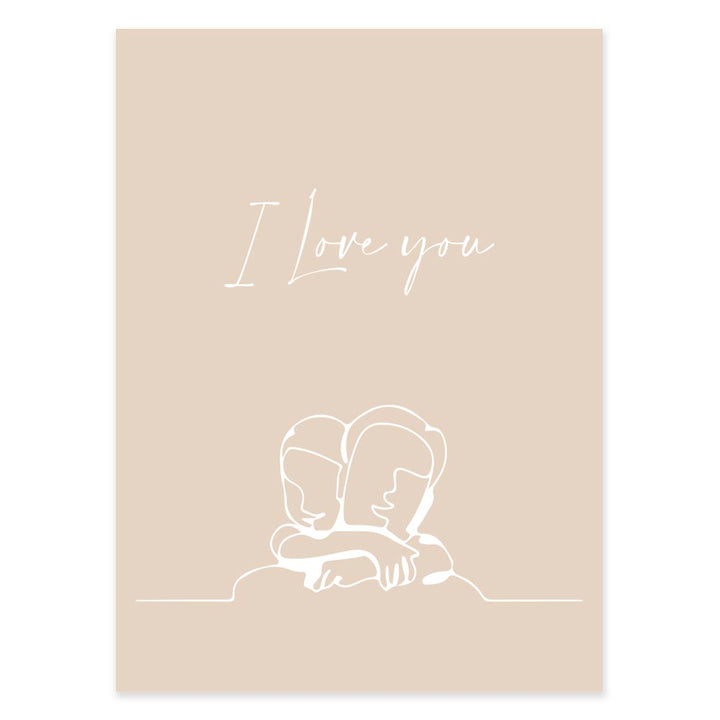 Personalized I Love You Poster