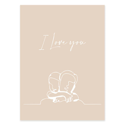 Poster Personalizzato I Love You