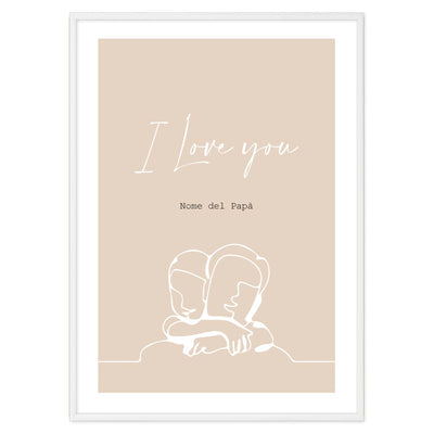 Poster Personalizzato I Love You